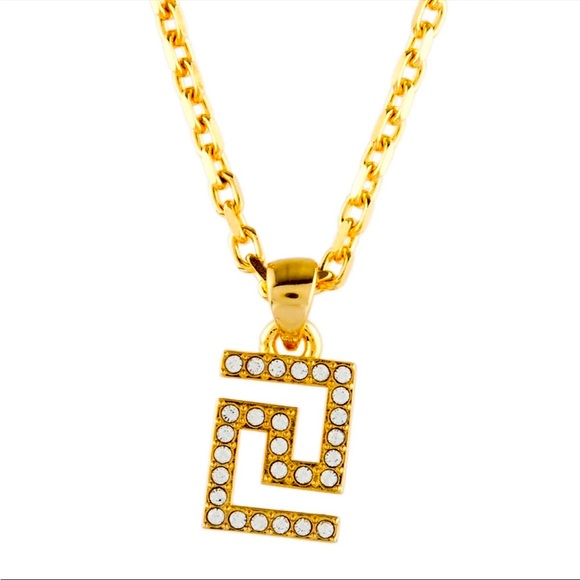 Versace Greca Swarovski Pendant - Picture 2 of 10